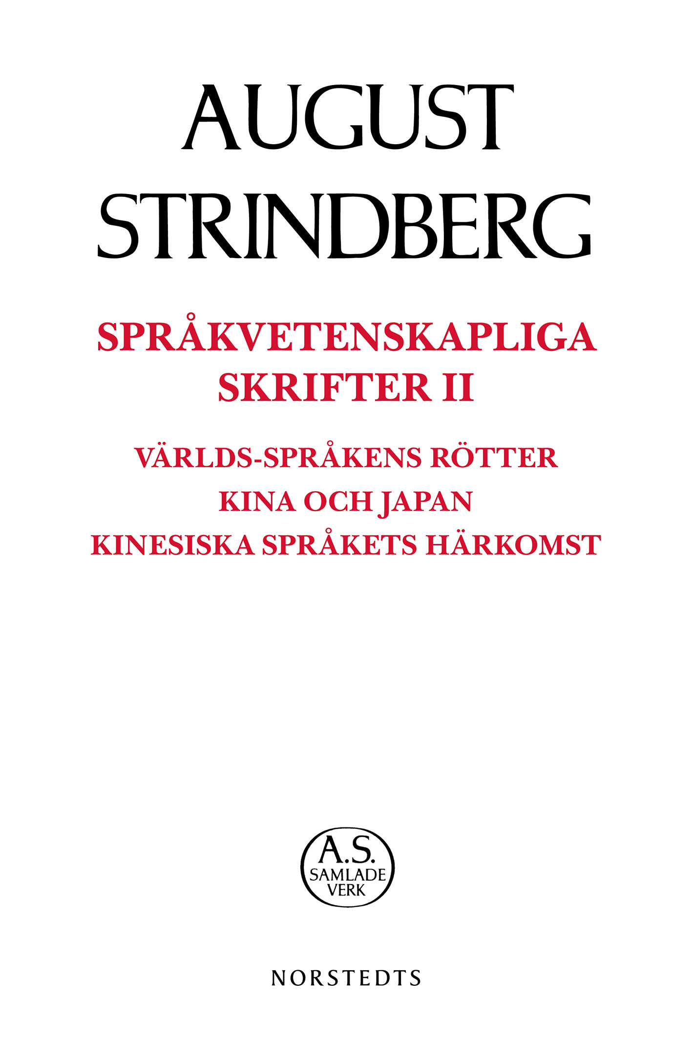 Språkvetenskapliga skrifter II