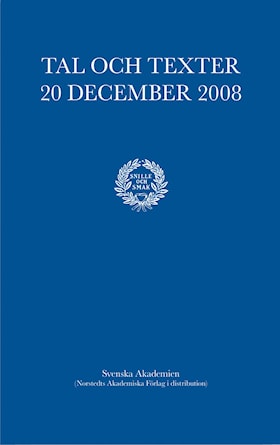 Tal och texter 20 december 2008