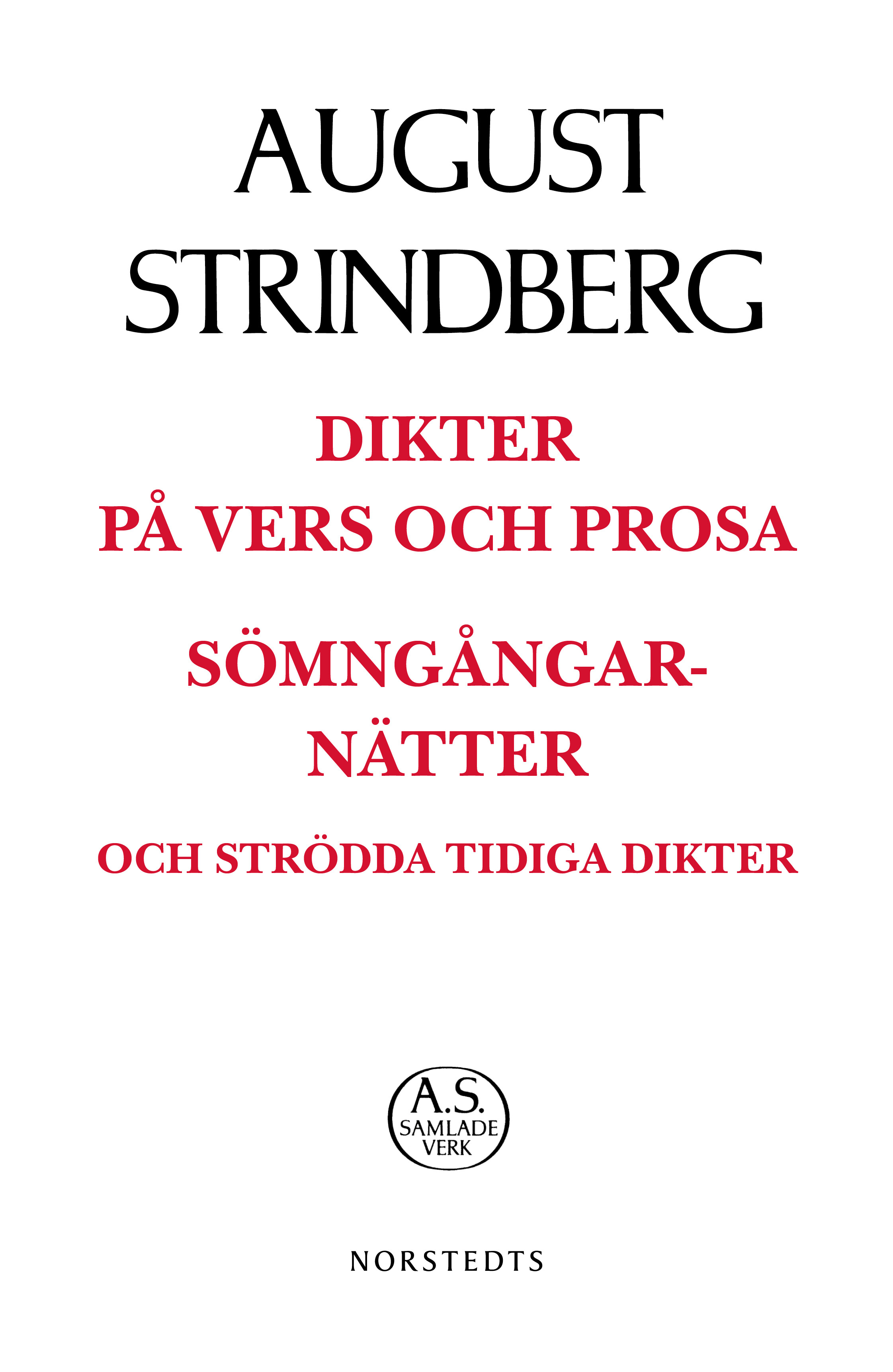 Dikter på vers och prosa