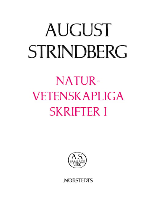 Naturvetenskapliga Skrifter I