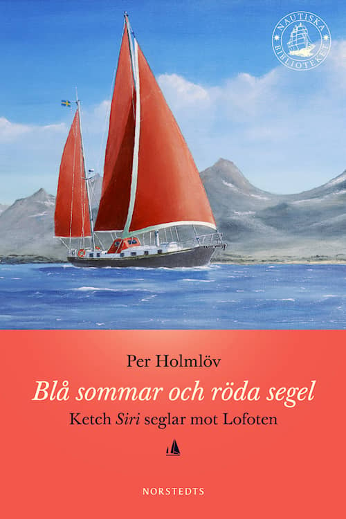 Blå sommar och röda segel
