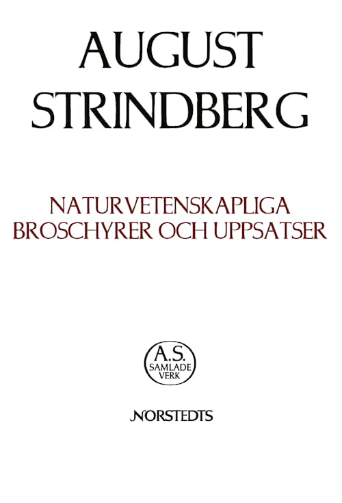 Naturvetenskapliga skrifter 2 Broschyrer och uppsatser 1895-1902