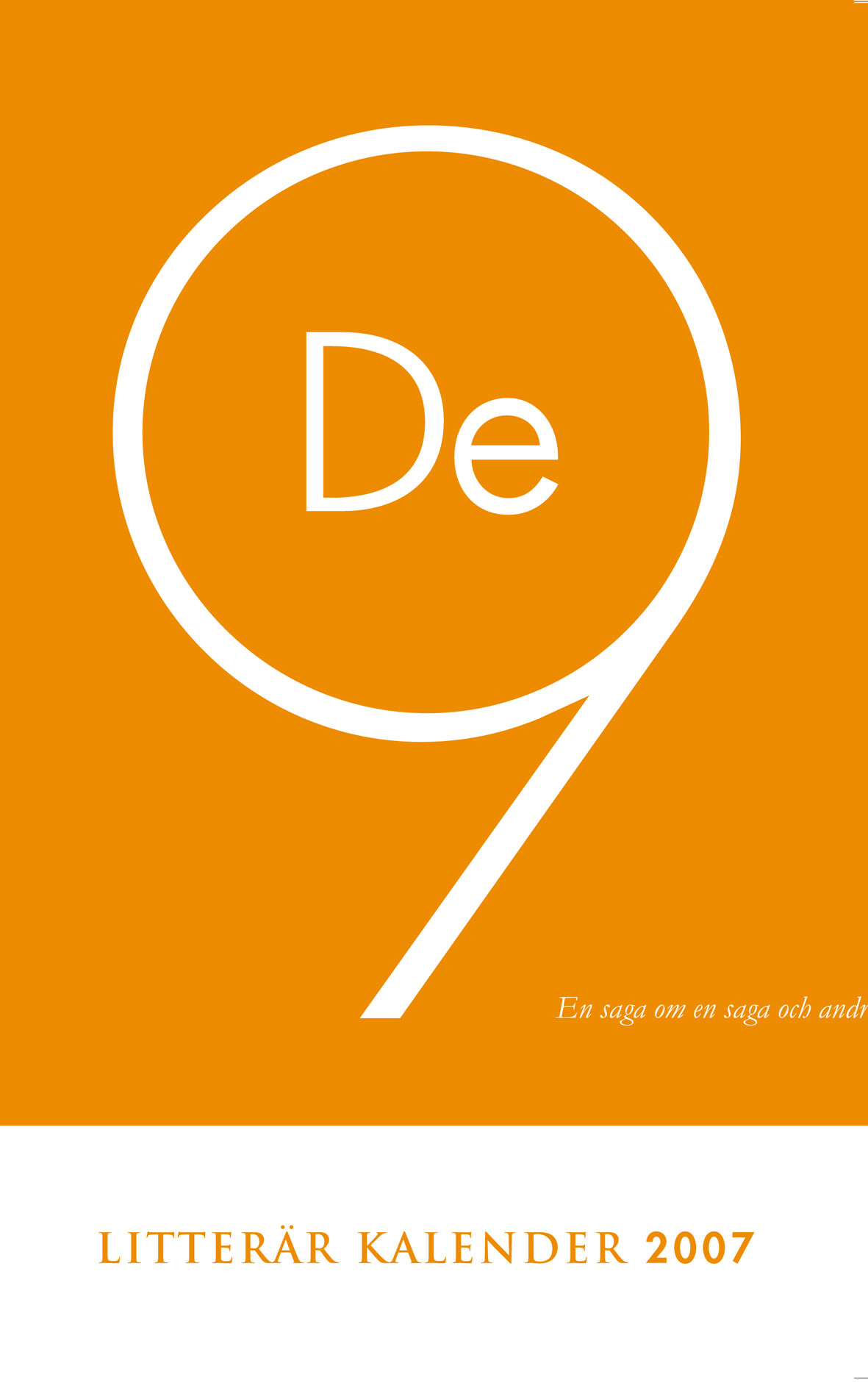 De Nio - litterär kalender 2007